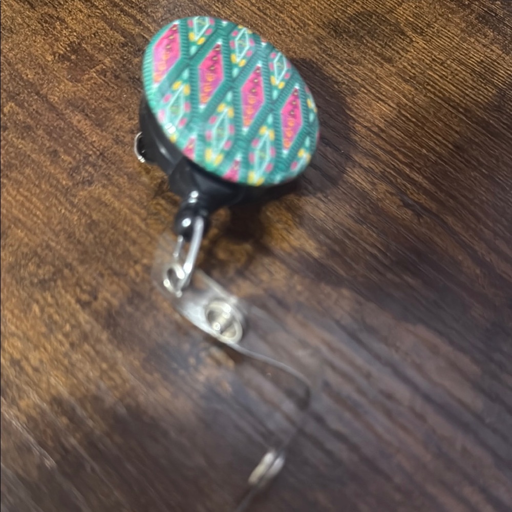 Source Unknown Multicolor Retractable Badge Holder